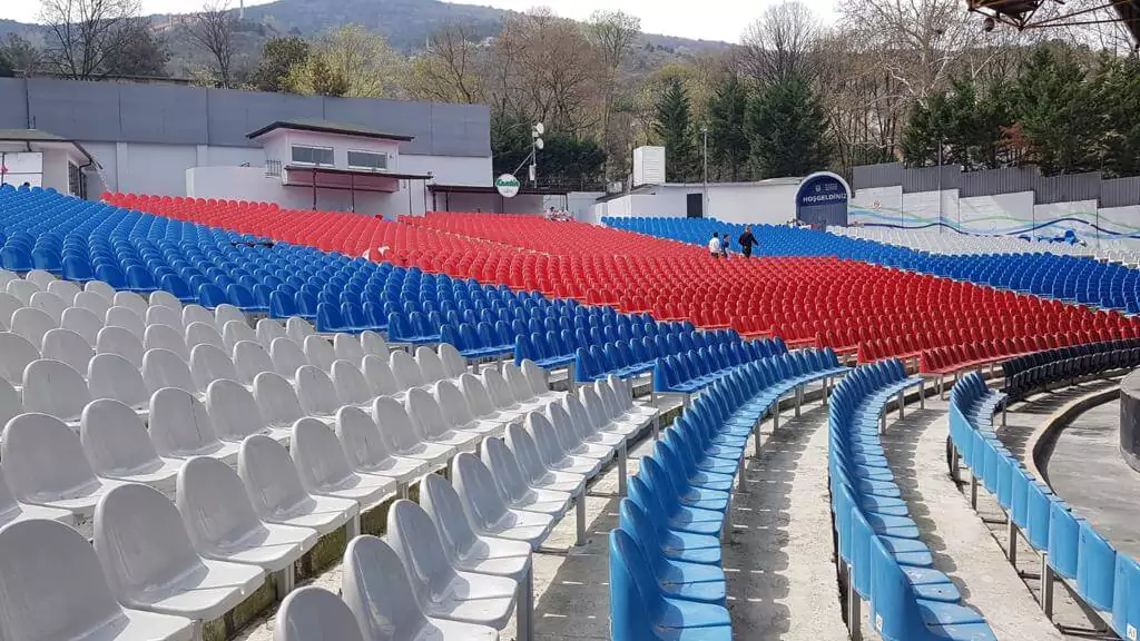 Resilient Monoblock Stadium Seating Image